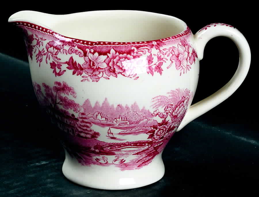 Tonquin Pink Creamer by Alfred Meakin-1