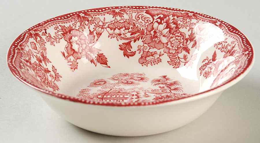Tonquin Pink Fruit/Dessert (Sauce) Bowl by Alfred Meakin-1