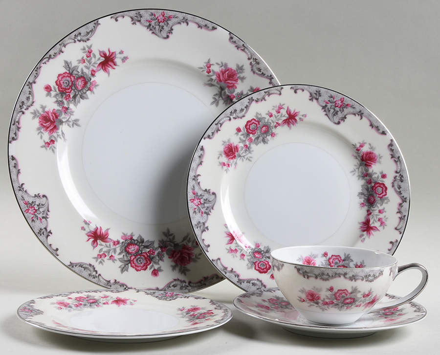 Corsage 5 Piece Place Setting by Meito-1