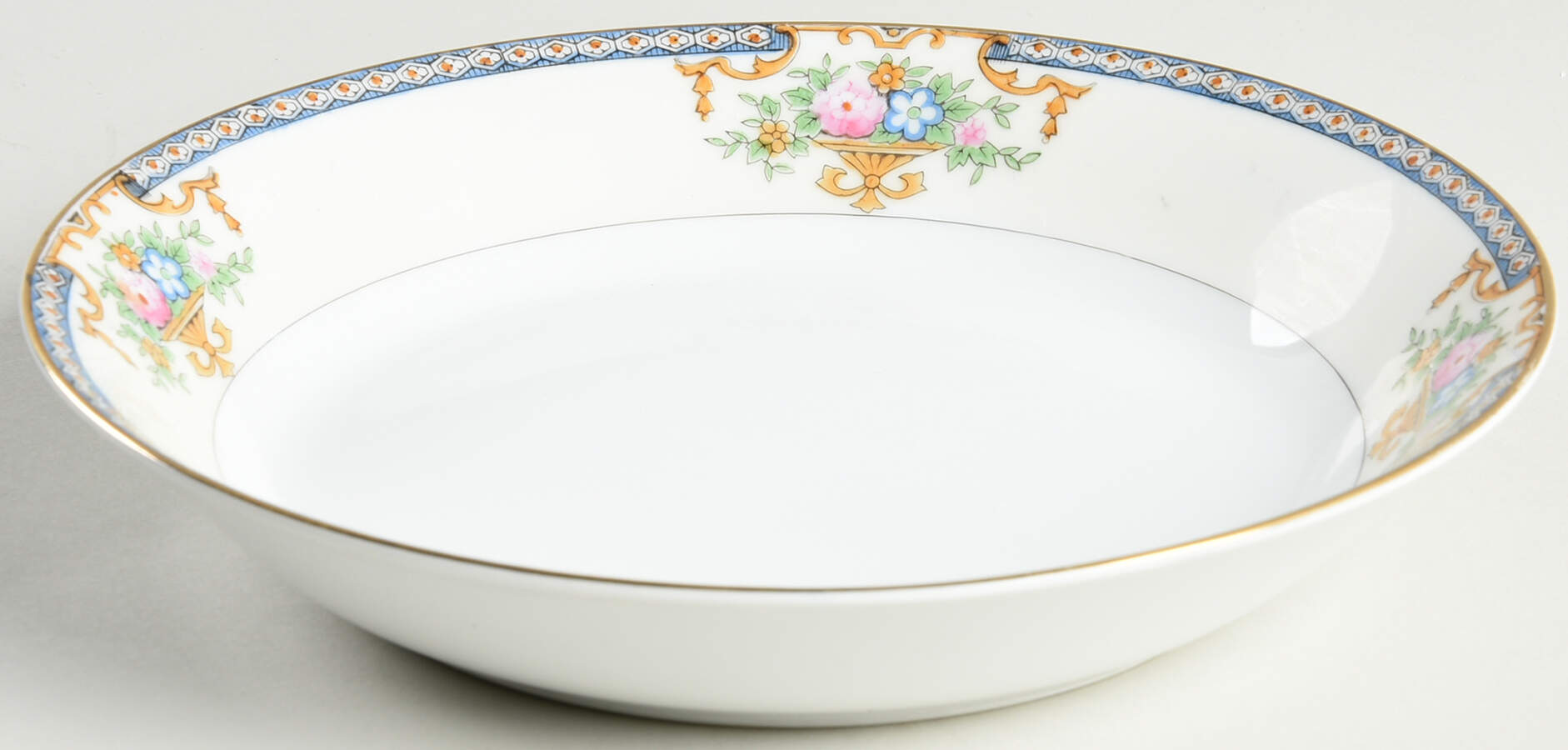 Dolores (Gold Trim) Coupe Soup Bowl by Meito-1