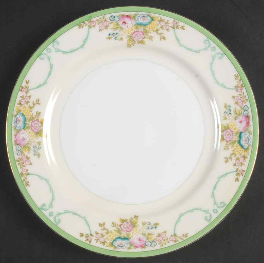 Formal Garden Salad Plate by Meito-1