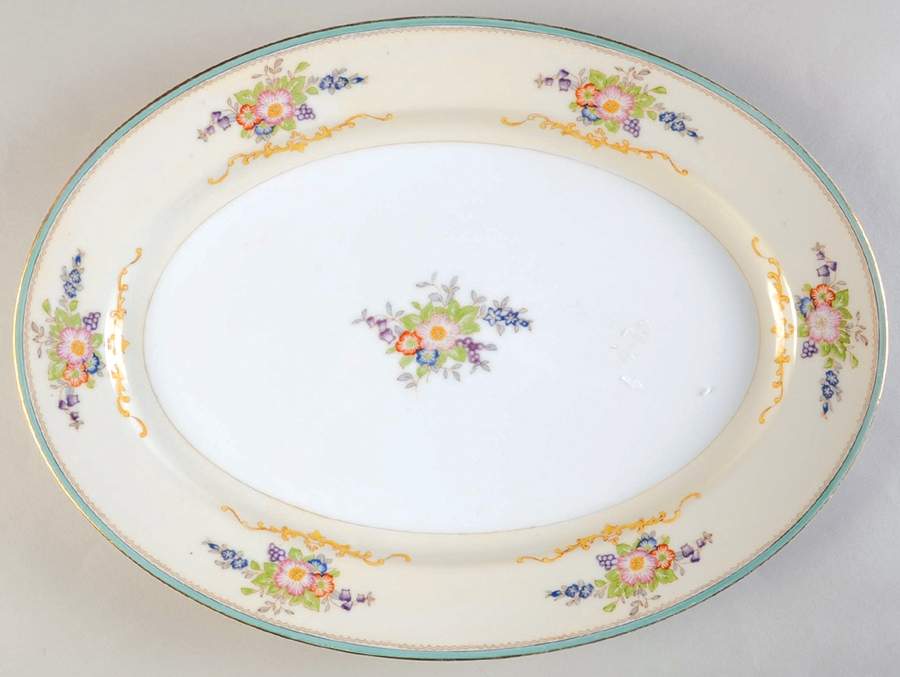 Hopkins 14" Oval Serving Platter by Meito-1