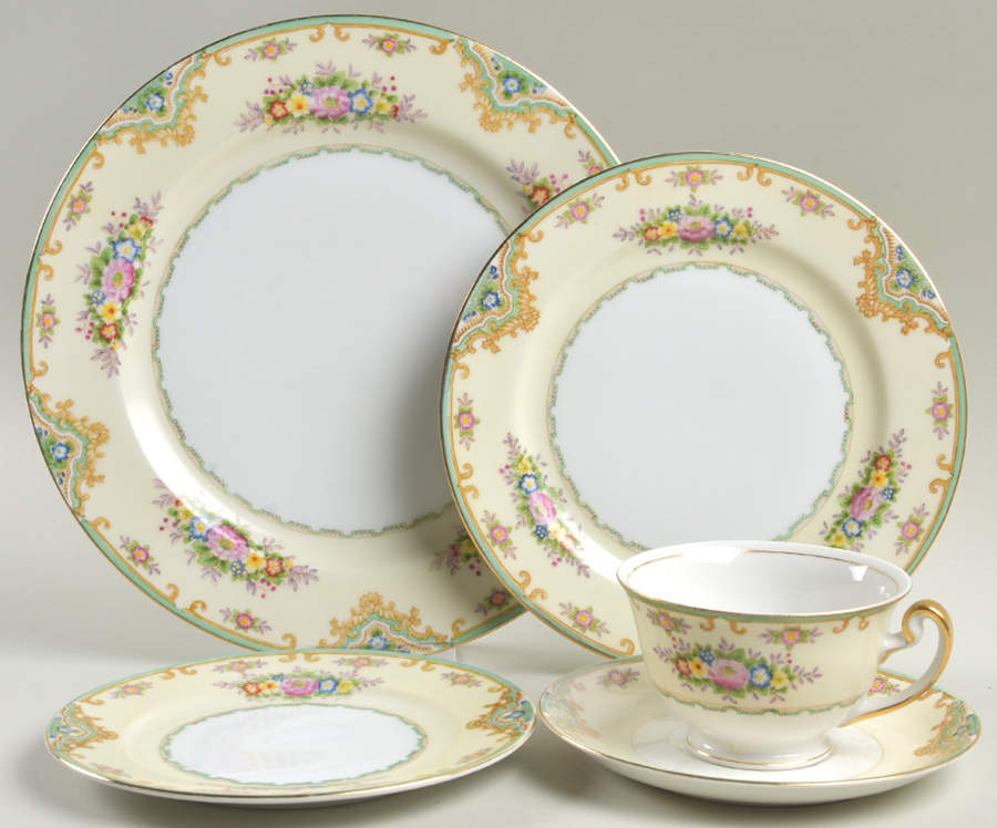Lisbon 5 Piece Place Setting by Meito-1