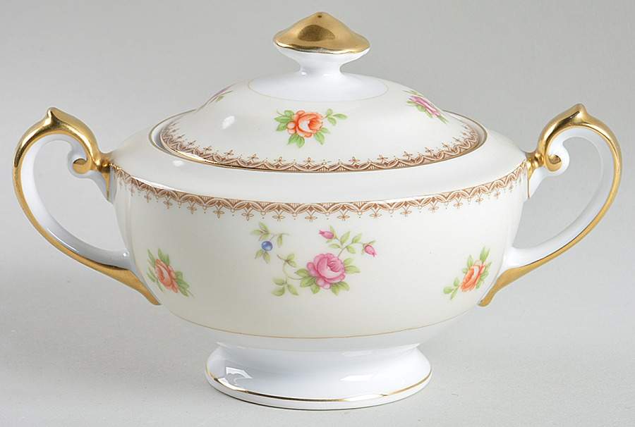 MEI145 Sugar Bowl & Lid by Meito-1