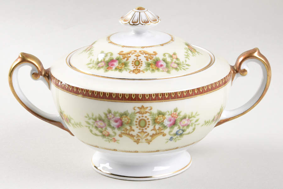 MEI57 Sugar Bowl & Lid by Meito-1