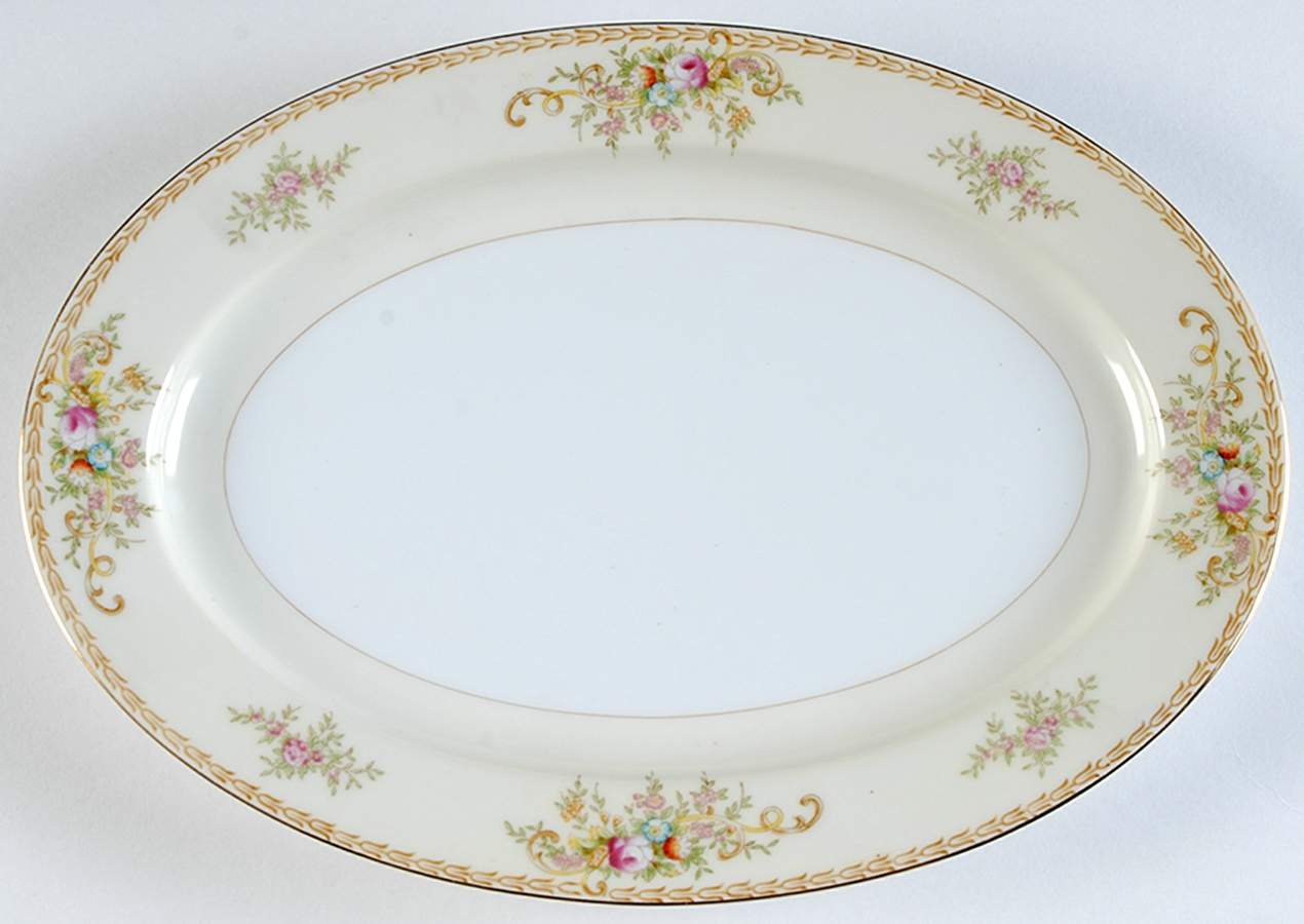 N1930 12" Oval Serving Platter by Meito-1