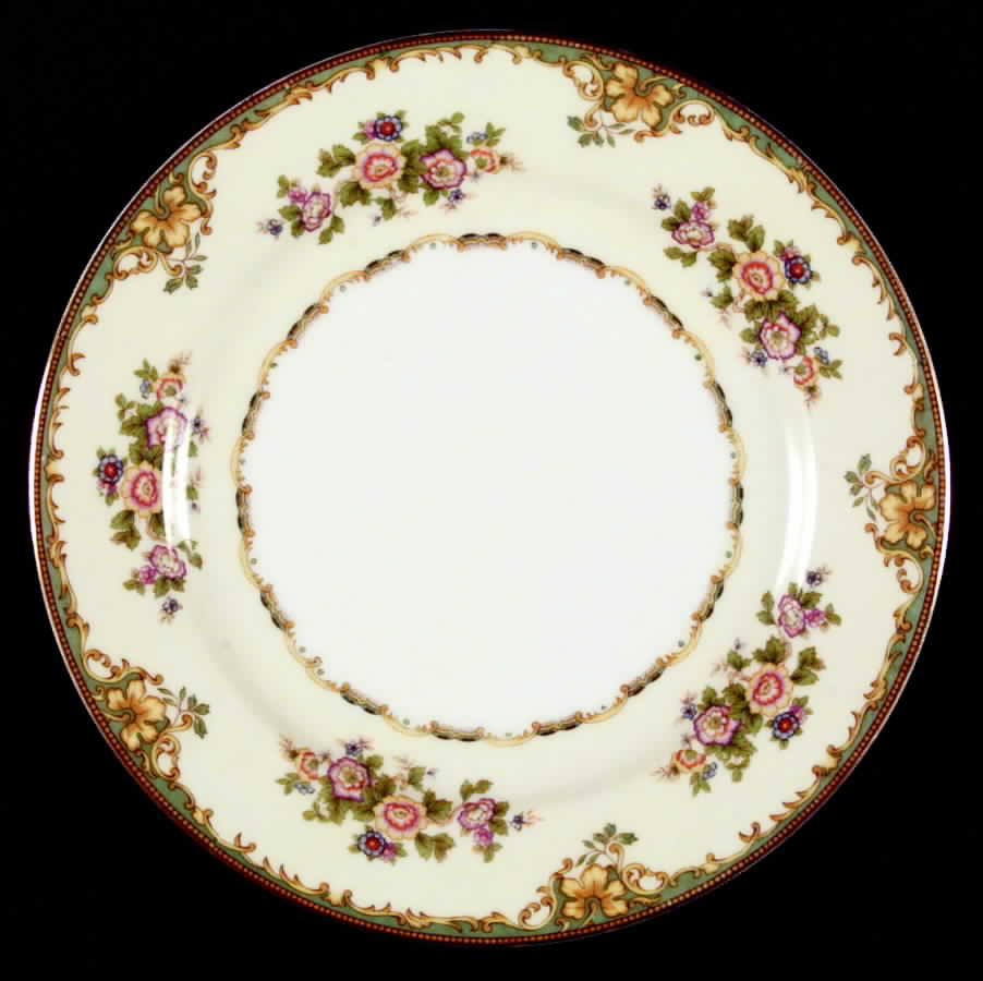 Paris Green Dinner Plate by Meito-1