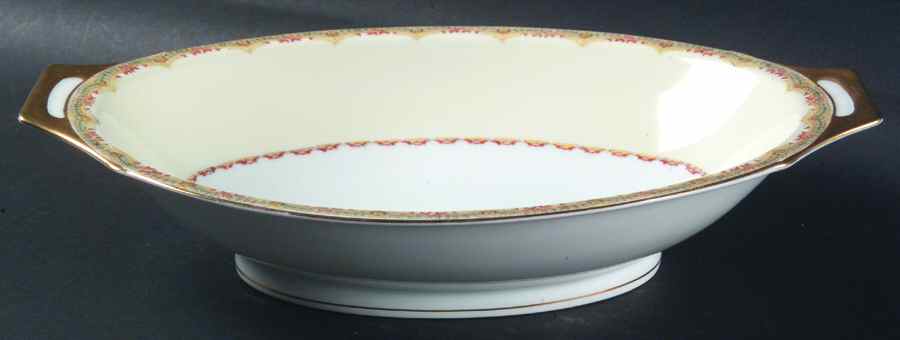 Seville 11" Oval Vegetable Bowl by Meito-1