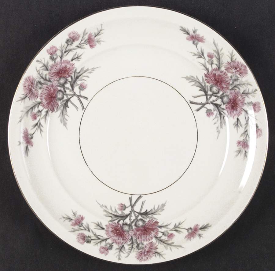 Thistle (Empire Shape) Dinner Plate by Meito-1