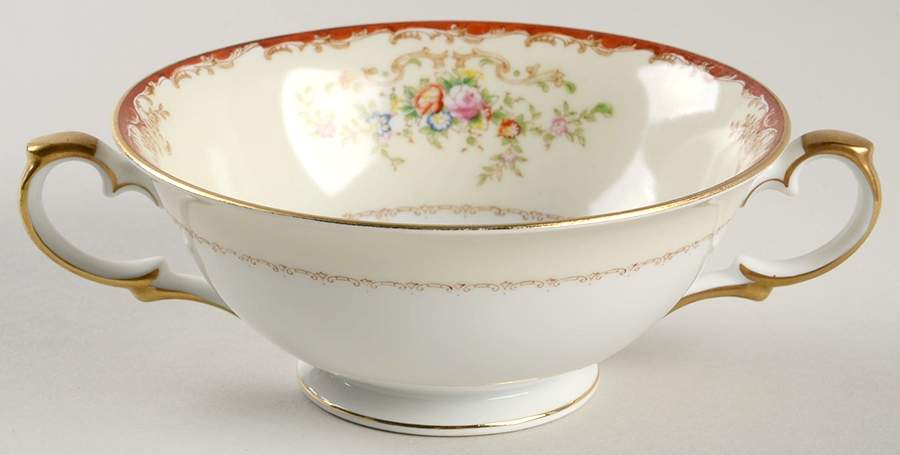 V2161 Footed Cream Soup Bowl by Meito-1