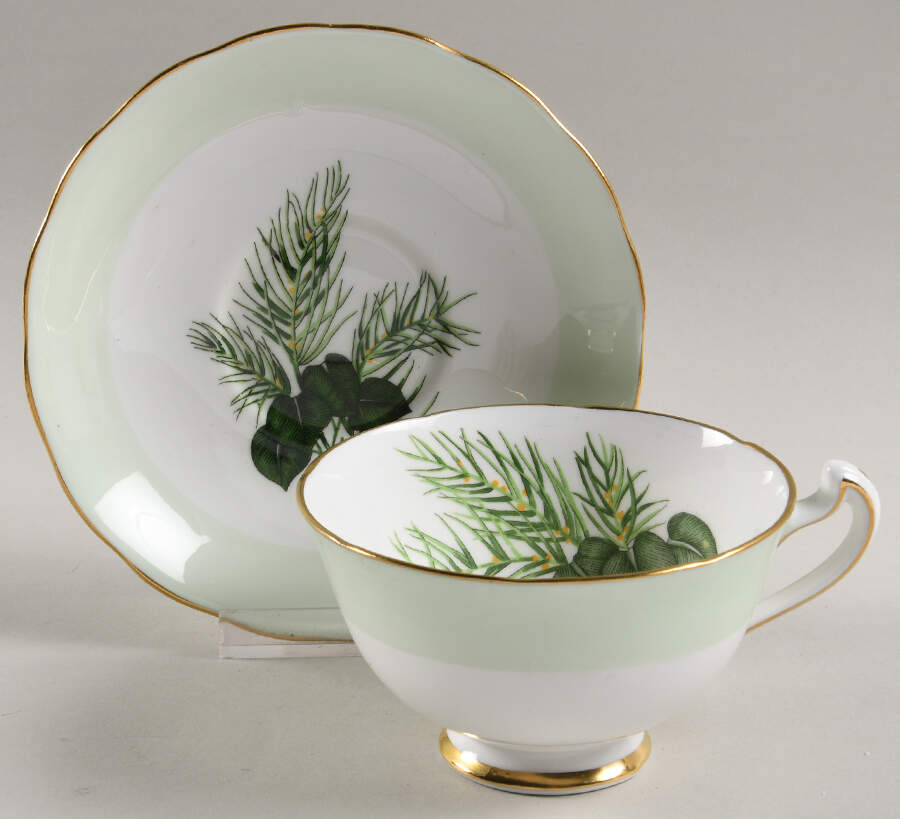 Sherwood Footed Cup & Saucer Set by Melba-1