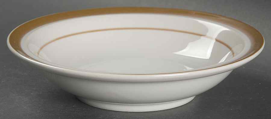 Brown Monterrey Rim Fruit/Dessert (Sauce) Bowl by Service Merchandise Inc-1