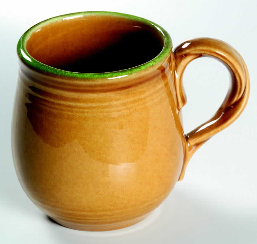 Dahlia Gold Mug by Metlox - Poppytrail - Vernon-1