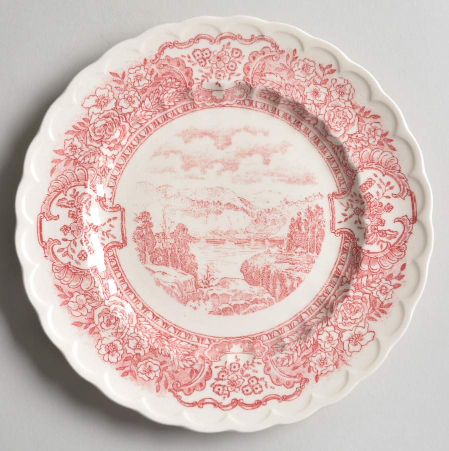 Early Days Pink Salad Plate by Metlox - Poppytrail - Vernon-1