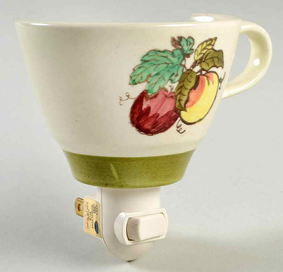Provincial Fruit Green 1 5/8" + cup (H) Night Light/Cup HC by Metlox - Poppytrail - Vernon-1