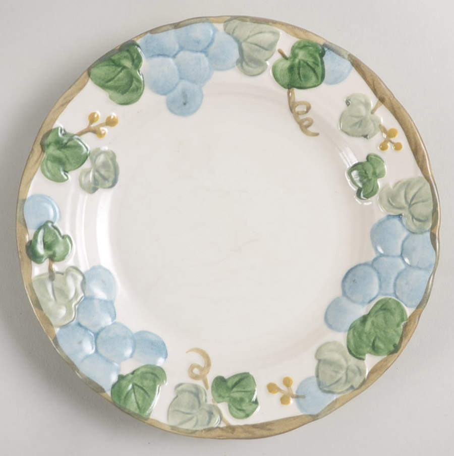 Sculptured Grape Bread & Butter Plate by Metlox - Poppytrail - Vernon-1