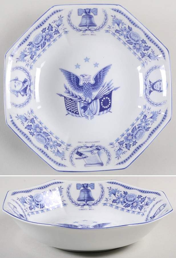 Freedom Forever 8" Round Vegetable Bowl by Midland Enterprises-1
