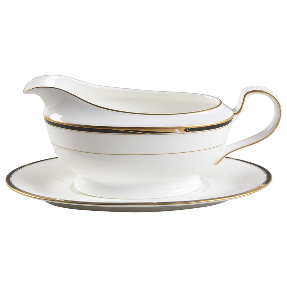 Academy Gravy Boat & Underplate by Mikasa-1
