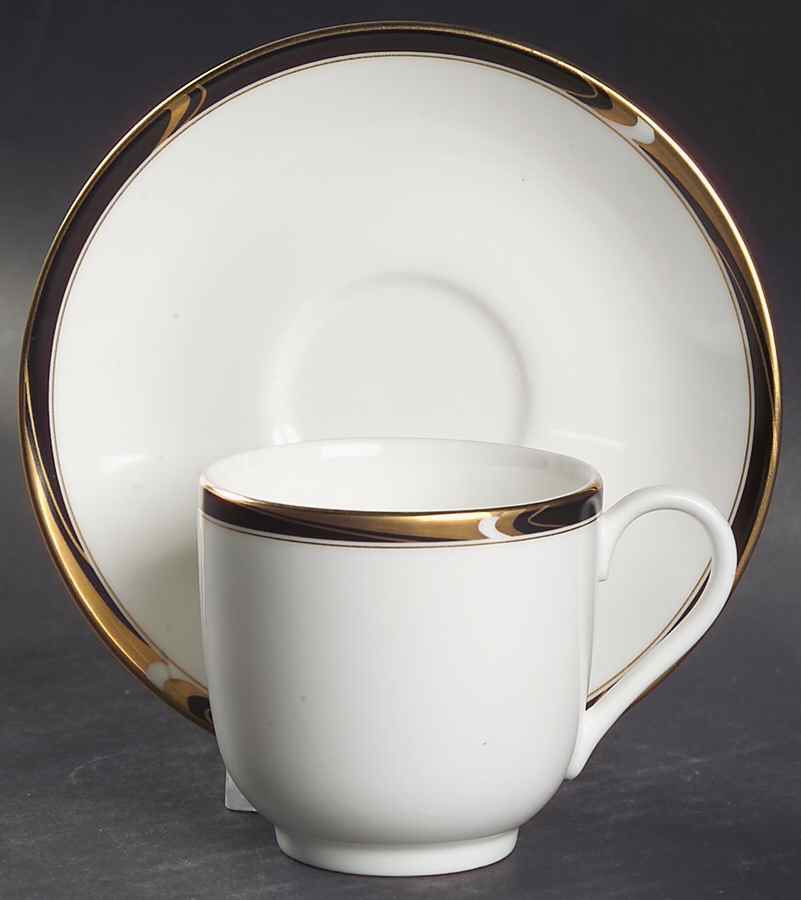 Academy Flat Demitasse Cup & Saucer Set by Mikasa-1
