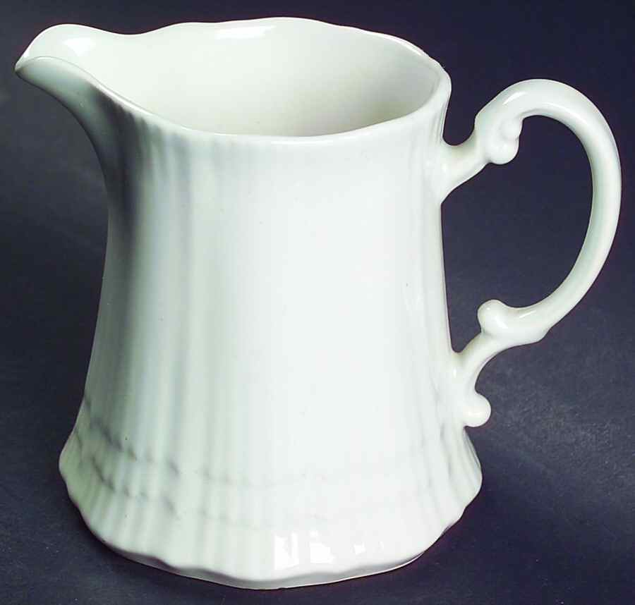 Allura White Creamer by Mikasa-1