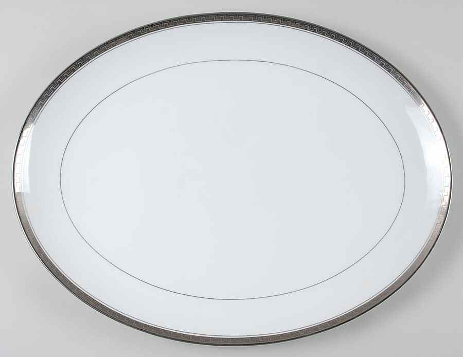 Alton 16" Oval Serving Platter by Mikasa-1