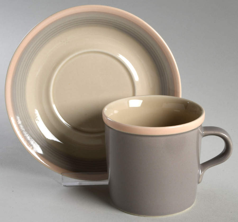 Aruba Flat Cup & Saucer Set by Mikasa-1