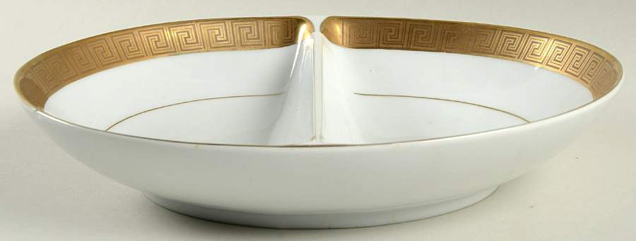 Athena 10" Oval Divided Vegetable Bowl by Mikasa-1