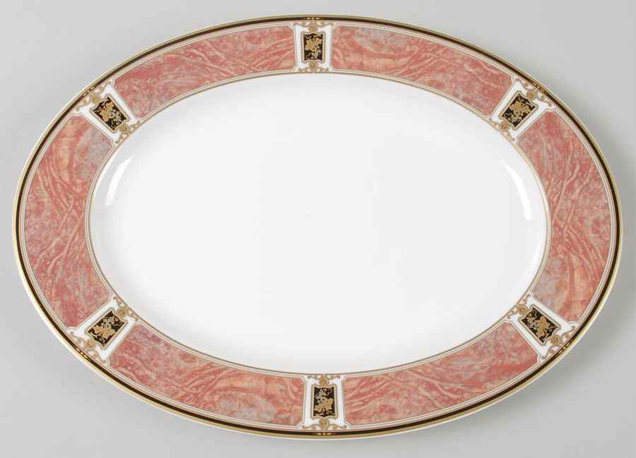 Barclay Square 12" Oval Serving Platter by Mikasa-1