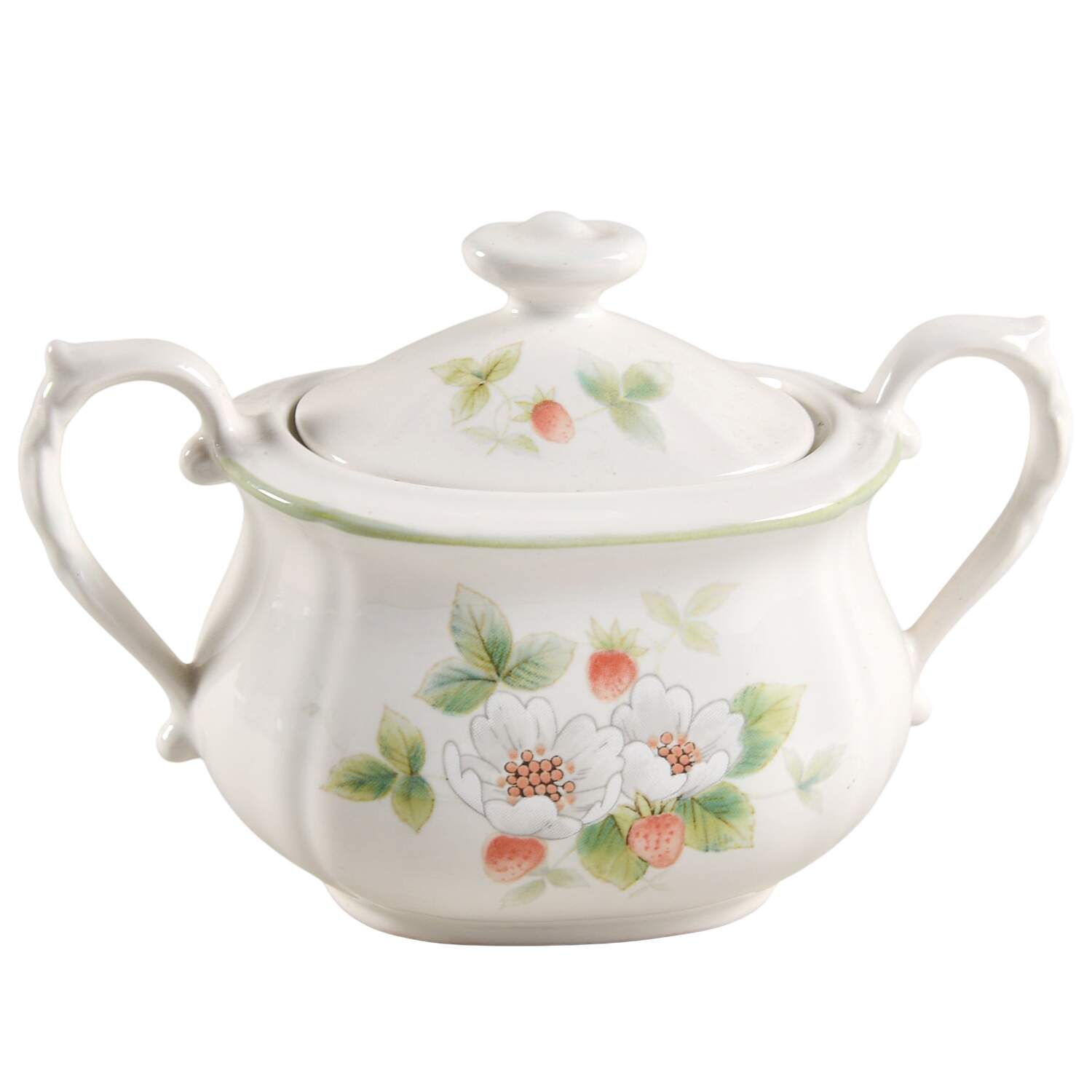 Berry Bloom Sugar Bowl & Lid by Mikasa-1
