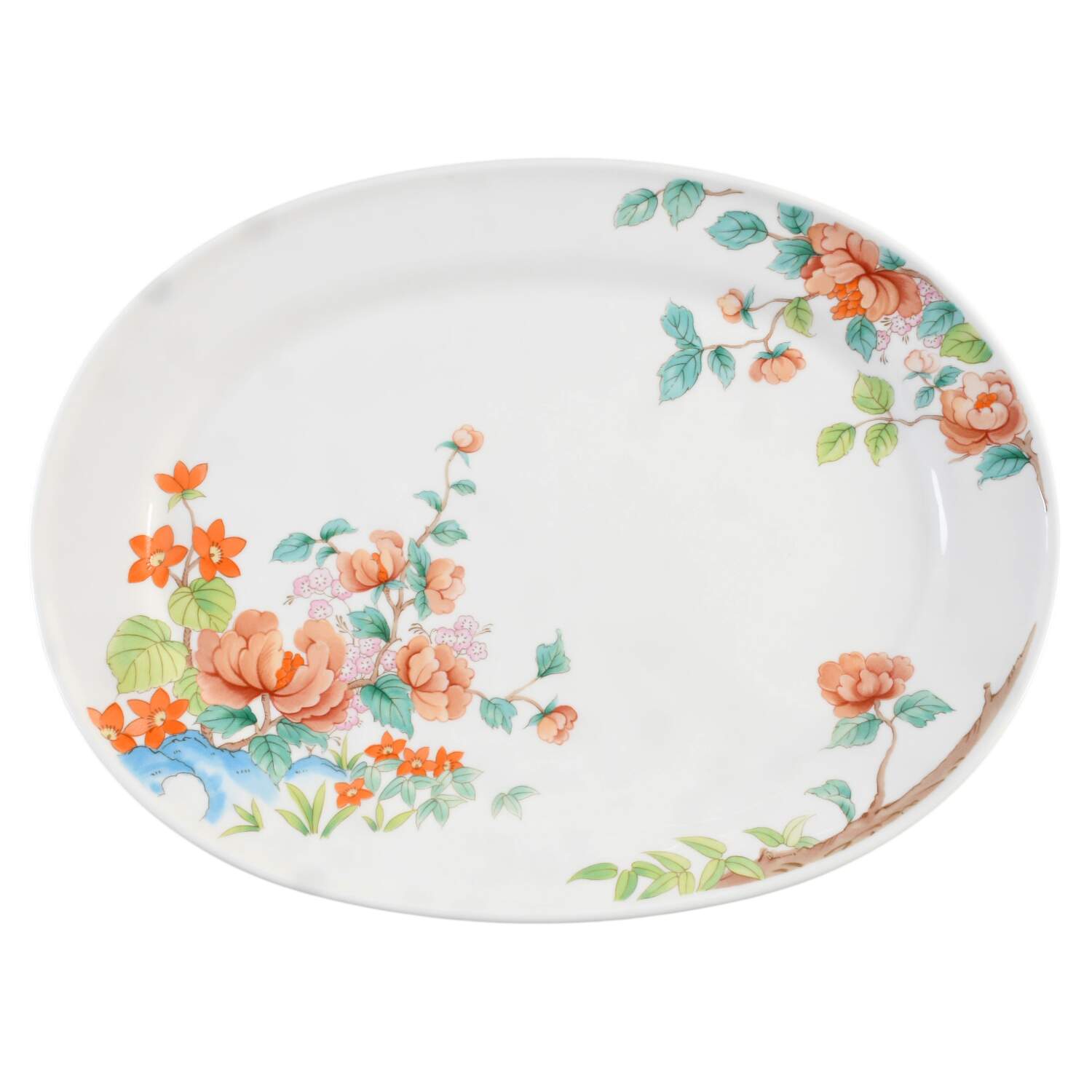 Beacon Hill 14" Oval Serving Platter by Mikasa-1