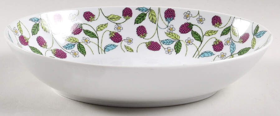 Berry Heaven 10" Oval Vegetable Bowl by Mikasa-1