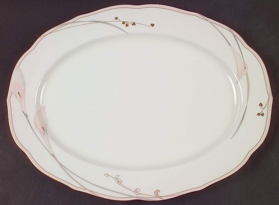 Bellamy 14" Oval Serving Platter by Mikasa-1