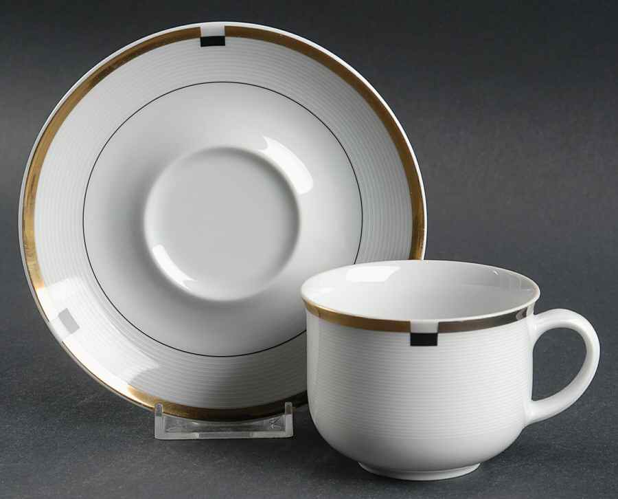 Bijoux Flat Cup & Saucer Set by Mikasa-1