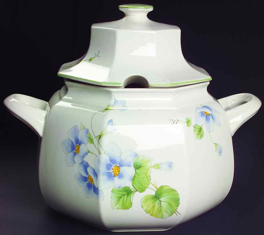 Blue Bell Tureen &  Lid by Mikasa-1