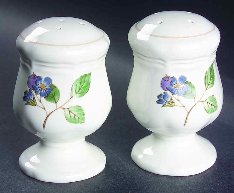 Blueberry Fern Salt & Pepper Set by Mikasa-1