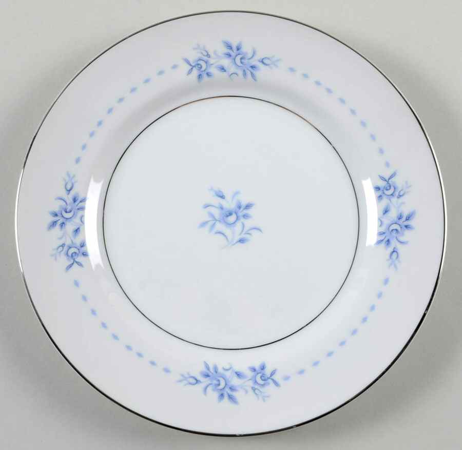 Blue Lyric Salad Plate by Mikasa-1
