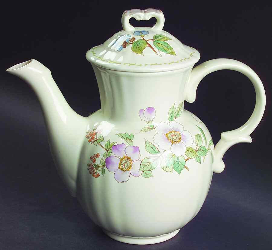 Botanical Bouquet Coffee Pot & Lid by Mikasa-1