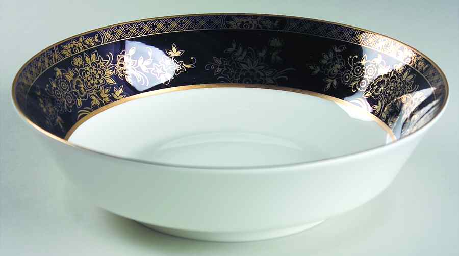 Buckingham Cobalt Blue 8" Round Vegetable Bowl by Mikasa-1