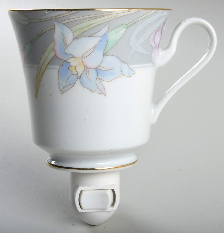 Charisma Gray 1 5/8" + cup (H) Night Light/Cup HC by Mikasa-1