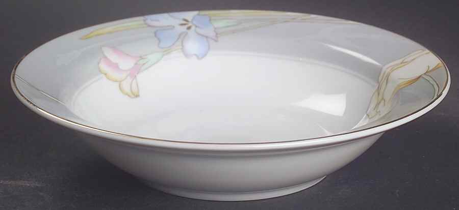 Charisma Gray Rim Fruit/Dessert (Sauce) Bowl by Mikasa-1