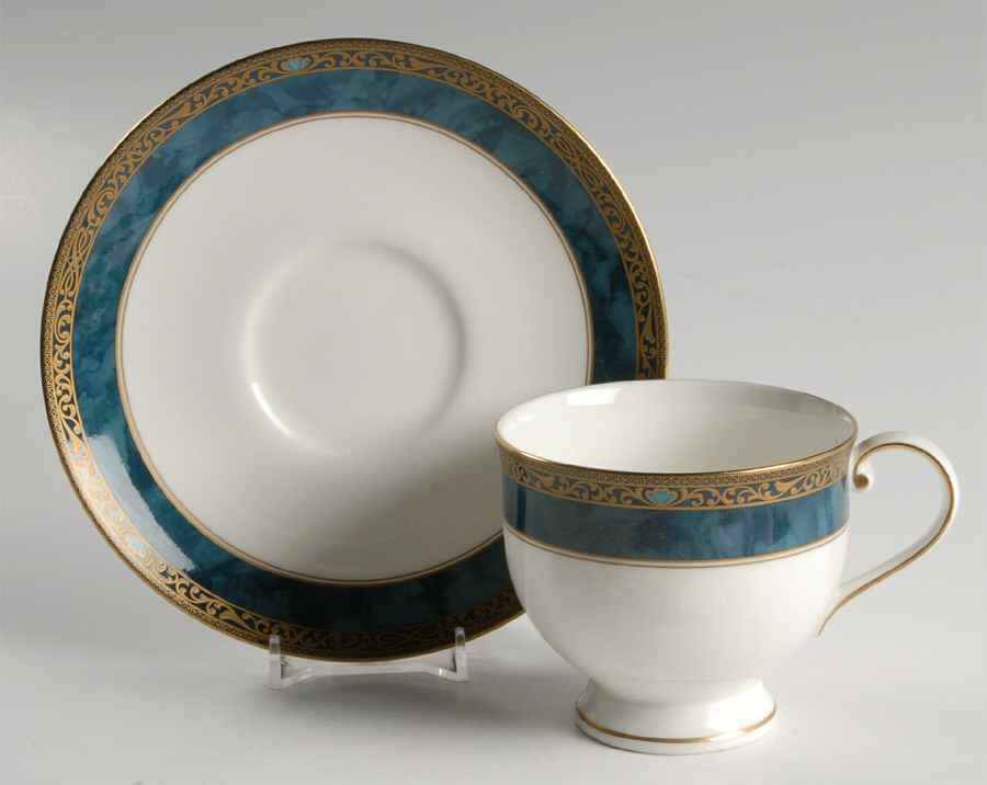 Chevalier Footed Cup & Saucer Set by Mikasa-1