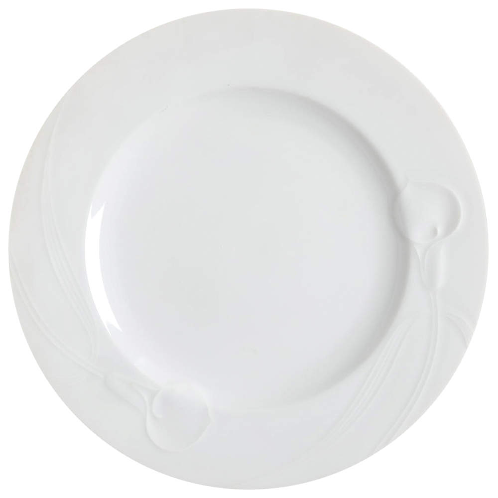 Classic Flair White Dinner Plate by Mikasa-1