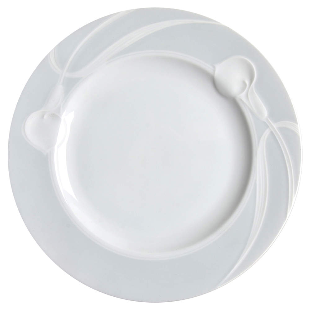 Classic Flair Gray Dinner Plate by Mikasa-1