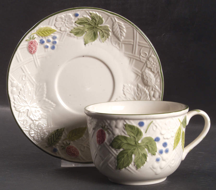 Country Berries Jumbo Cup & Saucer Set by Mikasa-1