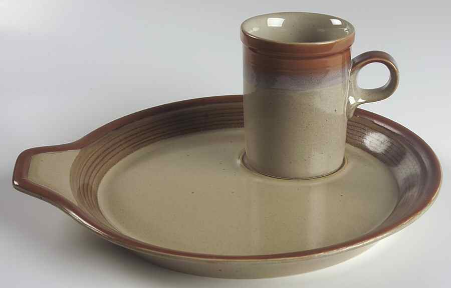 Country Cabin Snack Plate & Cappuccino Cup Set by Mikasa-1