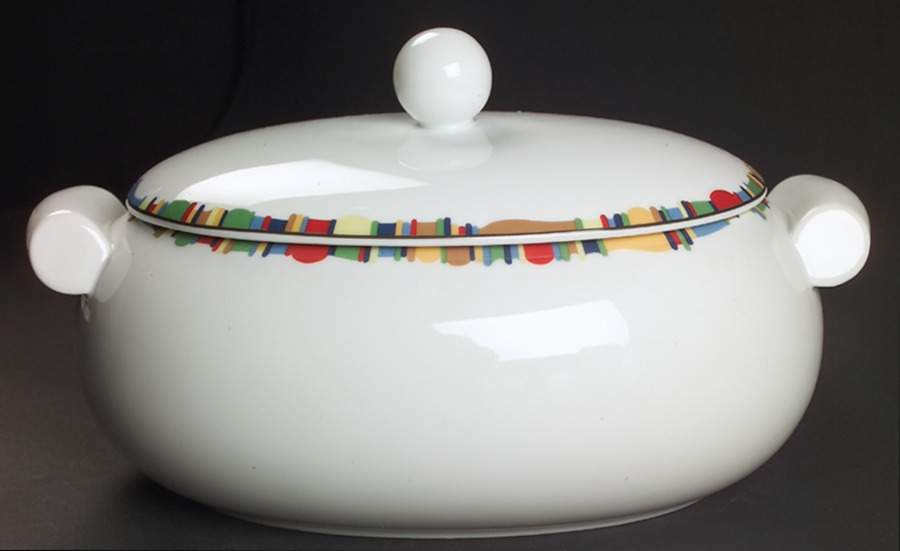 Color Crest Oval Covered Vegetable by Mikasa-1