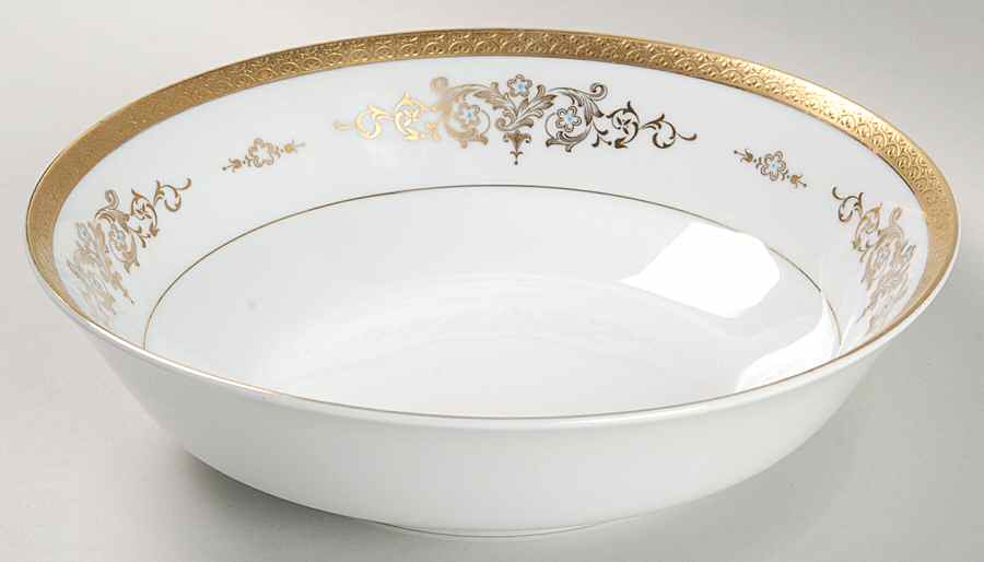 Colony Gold 9" Round Vegetable Bowl by Mikasa-1
