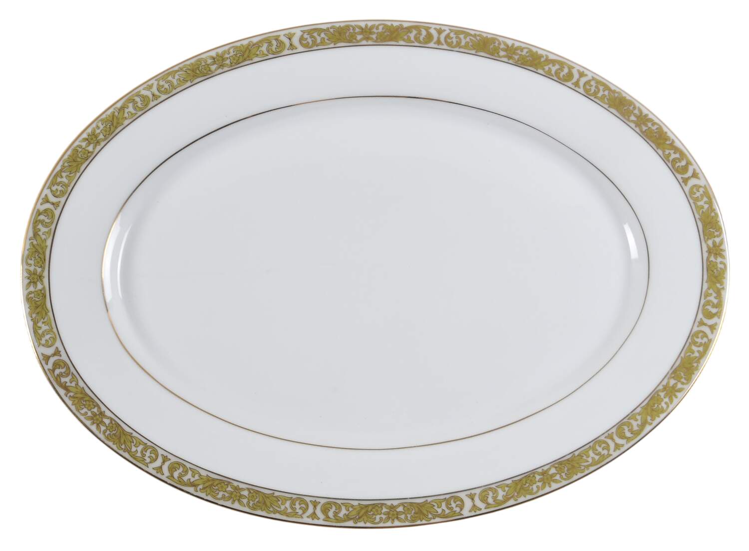 Concerto 14" Oval Serving Platter by Mikasa-1