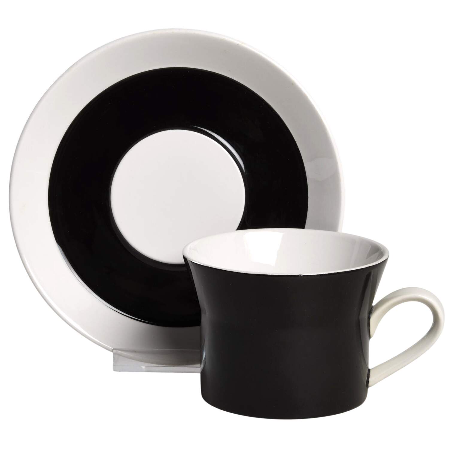 Concentric Flat Cup & Saucer Set by Mikasa-1