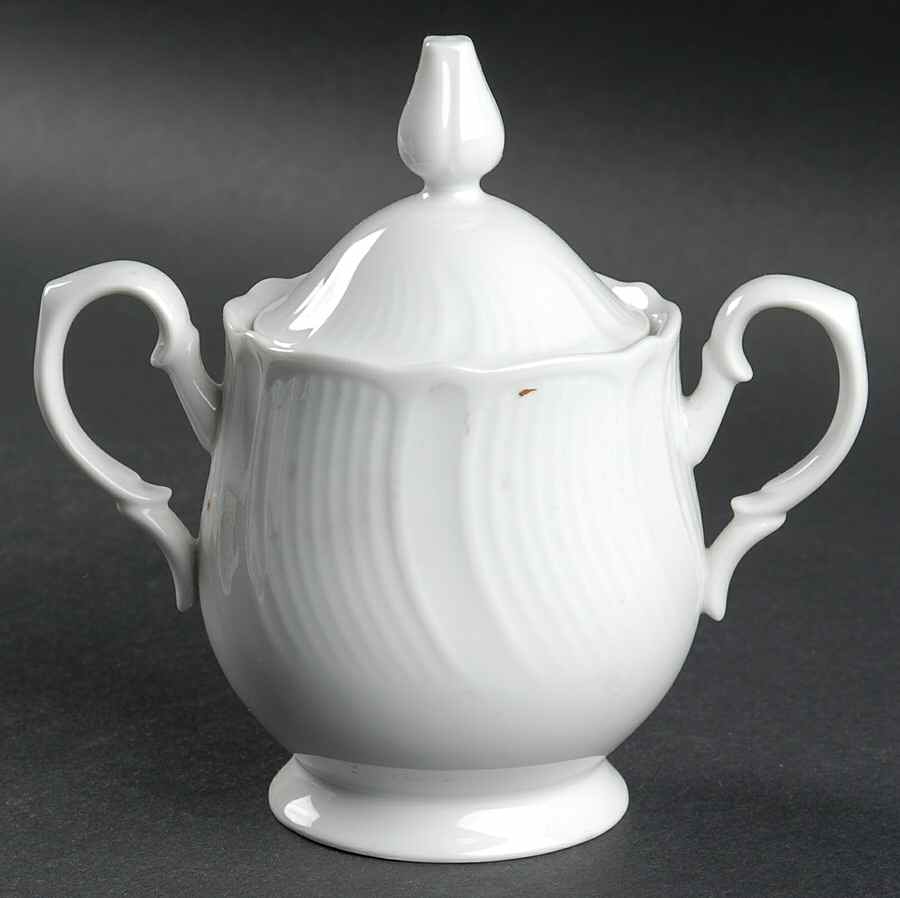 Coquille Sugar Bowl & Lid by Mikasa-1